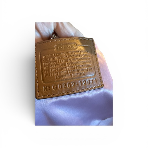 Coach Zoe metallic copper bronze leather hobo bag - Picture 8 of 9